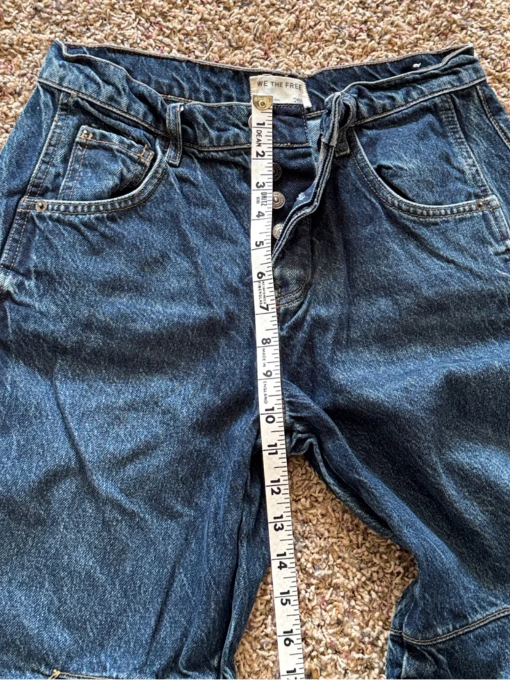 FP We the Free Barrel Jeans | Size 26S